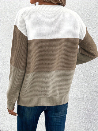 Blusa degradê com gola reta
