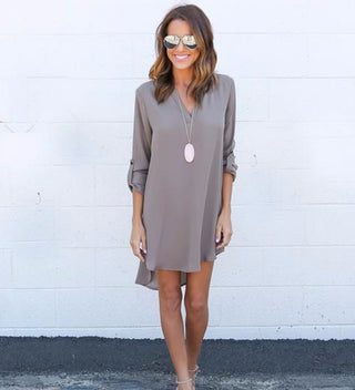 Vestido de chiffon