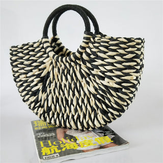 Bolsa de palha para o verão