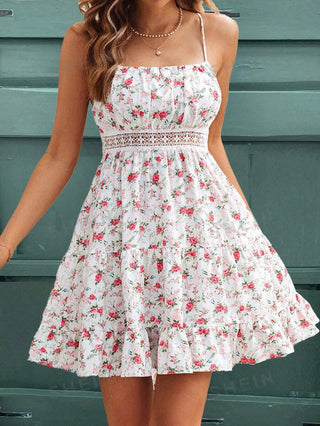 Vestido curto floral