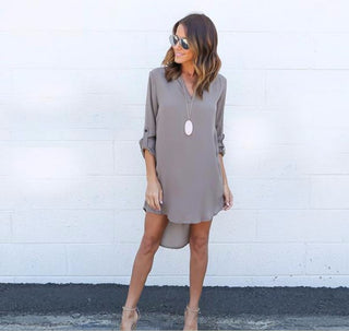 Vestido de chiffon