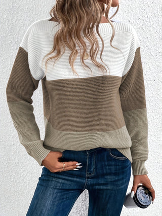 Blusa degradê com gola reta
