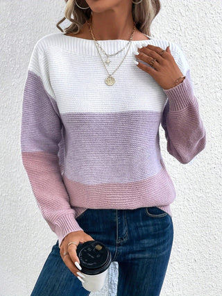 Blusa degradê com gola reta