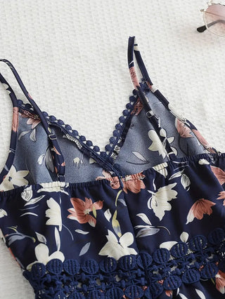 Vestido curto floral