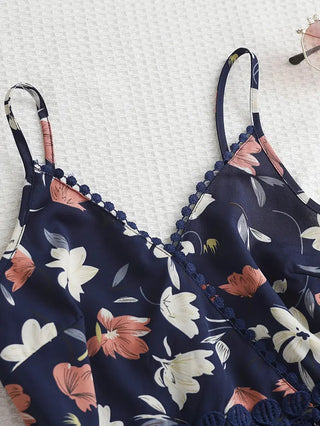 Vestido curto floral