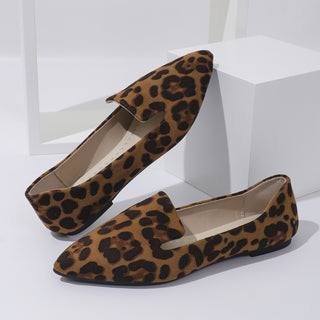 Sapatos baixos com estampa Animal Print