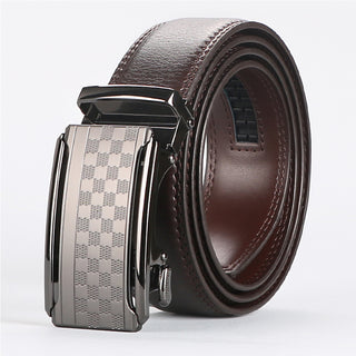 Cinto Masculino de couro com fivela antirriscos