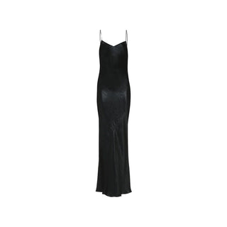 Saint Laurent Black Acetate Casual Dress