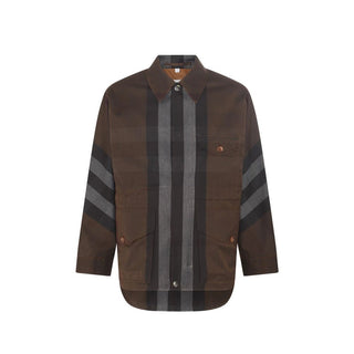 Burberry Brown Cotton Parka