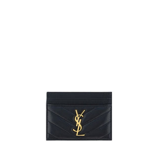 Saint Laurent Black Lamb Ovis Aries Wallet