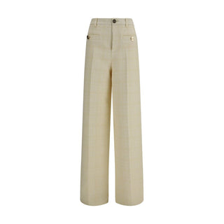 Gucci Beige Cotton Dress Pants