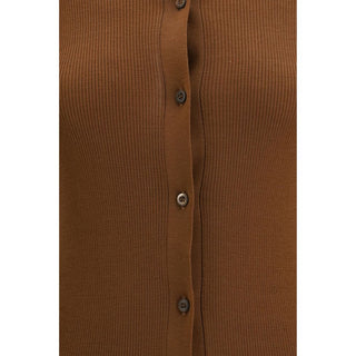 Prada Brown Wool Cardigan
