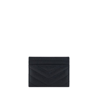 Saint Laurent Black Calf Leather Bos Taurus Wallet