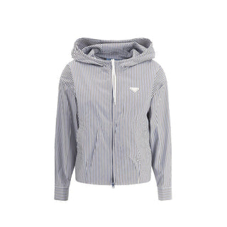 Prada Blue Polyamide Shell Jacket