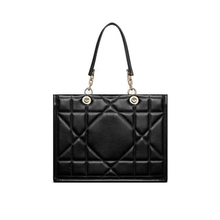 Dior Black Leather Tote Bag