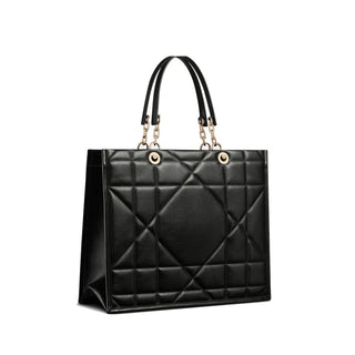 Dior Black Leather Tote Bag