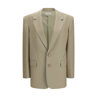 Saint Laurent Beige Wool Oves Aries Blazer