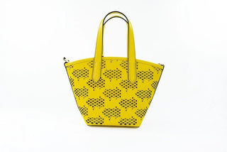 Michael Kors Kimber Small Daffodil Leather 2-In-1 Zip Tote Messenger Bag Purse