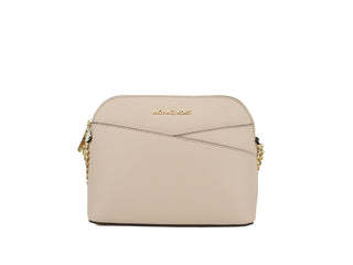Michael Kors Women'S Jet Set Travel Dome Leather Crossbody Bag
