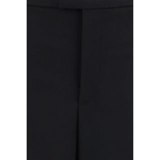 Gucci Black Wool Oves Aries Casual Pants