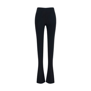 Gucci Black Viscose Flared Pants