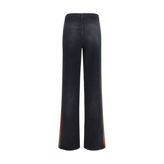 Gucci Black Cotton Straight-Leg Jeans