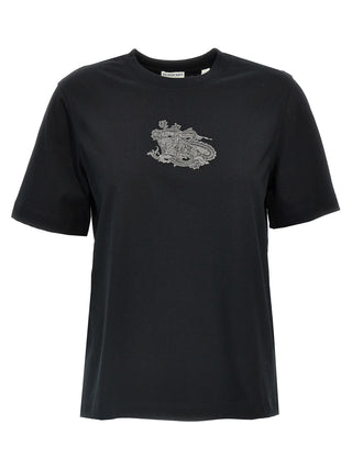 Burberry Black Cotton T-Shirt