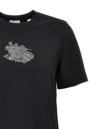 Burberry Black Cotton T-Shirt
