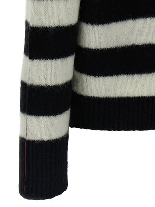 Marc Jacobs Bicolor Wool Cardigan