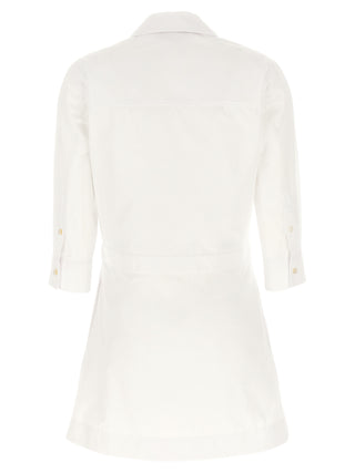 Gucci White Cotton Short Dress