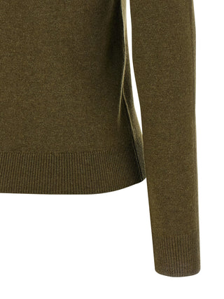Saint Laurent Bicolor Cashmere Cardigan