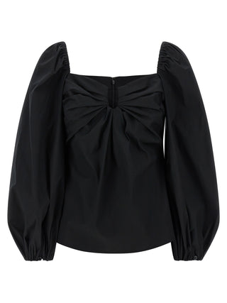 Carolina Herrera Black Cotton Tank Tops
