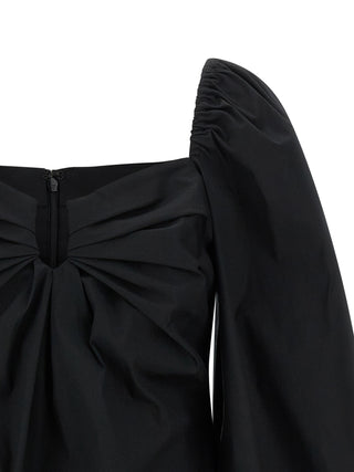 Carolina Herrera Black Cotton Tank Tops