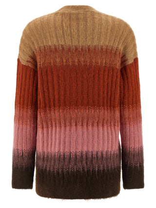 Fendi Multicolor Wool Cardigan