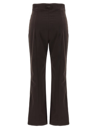 Fendi Brown Polyamide Athletic Pants