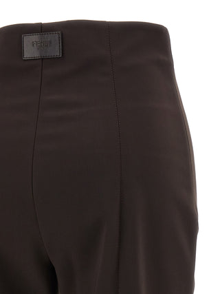 Fendi Brown Polyamide Athletic Pants