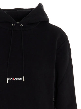 Saint Laurent Black Cotton Sweatshirt