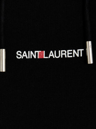 Saint Laurent Black Cotton Sweatshirt