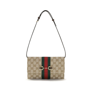 Gucci Brown Fabric Wallet