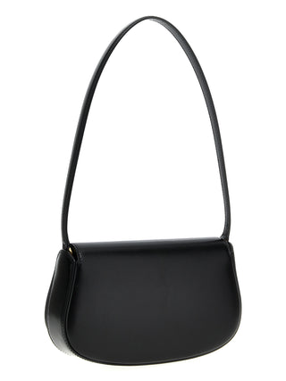 Saint Laurent Black Calfskin Shoulder Bag
