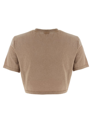 Fendi Brown Cotton T-Shirt