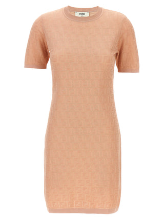 Fendi Multicolor Cotton Short Dress