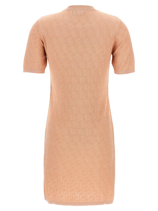 Fendi Multicolor Cotton Short Dress