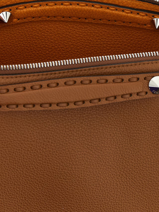 Fendi Brown Calfskin Handbag