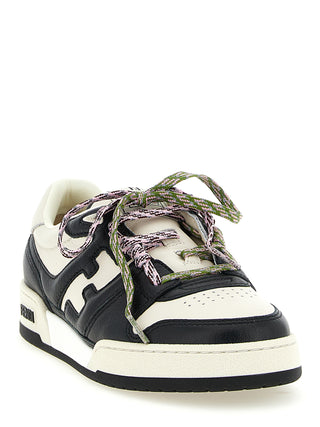 Fendi Bicolor Calfskin Athletic Sneakers
