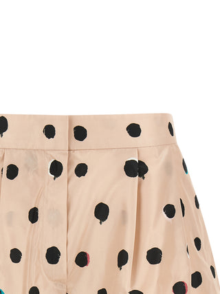 Fendi Multicolor Silk Bermuda Shorts