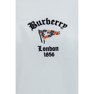 Burberry White Cotton T-Shirt