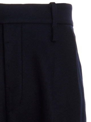 Gucci Blue Cashmere Casual Pants