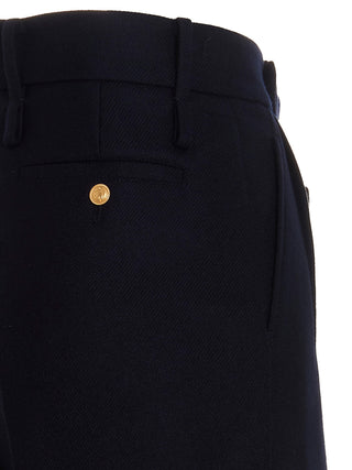 Gucci Blue Cashmere Casual Pants