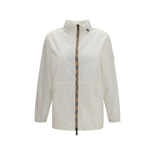 Burberry White Polyamide Shell Jacket